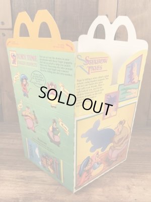 マクドナルドのアメリカ物語のヴィンテージハッピーミールトイボックス