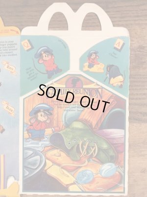 マクドナルドのアメリカ物語のヴィンテージハッピーミールトイボックス