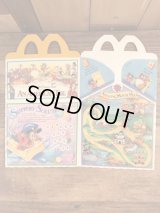 McDonald's “An American Tail” Happy Meal Box　マクドナルド　ビンテージ　ハッピーミールボックス　ミールトイ　80年代