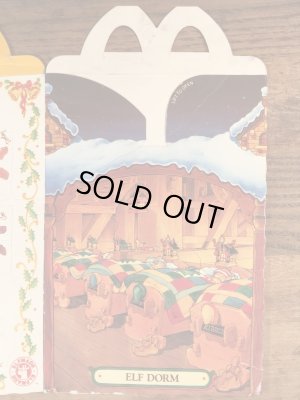 マクドナルドのサンタクロースザムービーのヴィンテージハッピーミールトイボックス