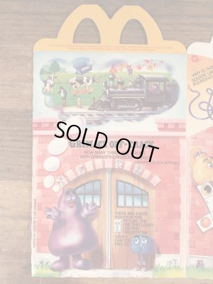 マクドナルドのLittle Engineerのビンテージハッピーミールトイボックス