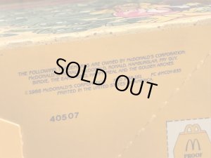 マクドナルドのNew Food Changeablesのビンテージハッピーミールトイボックス