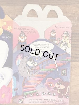 マクドナルドのアニマニアックスのヴィンテージハッピーミールトイボックス