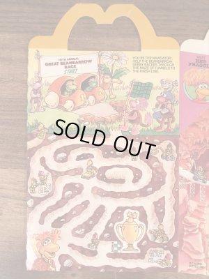 マクドナルドのFraggle Rockのビンテージハッピーミールトイボックス