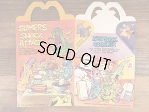 マクドナルドのゴーストバスターズのヴィンテージハッピーミールトイボックス