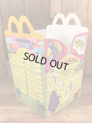 マクドナルドの80年代頃のヴィンテージハッピーミールトイボックス