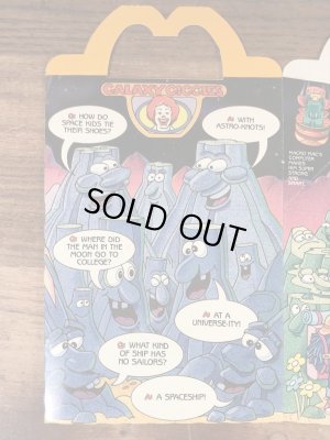 マクドナルドのNew Food Changeablesのビンテージハッピーミールトイボックス