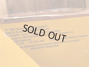 マクドナルドのSanta Claus The Movieのビンテージハッピーミールトイボックス