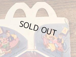 マクドナルドのアメリカ物語のヴィンテージハッピーミールトイボックス