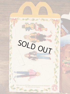 マクドナルドのSanta Claus The Movieのビンテージハッピーミールトイボックス