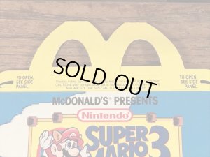 マクドナルドのスーパーマリオ3のヴィンテージハッピーミールトイボックス