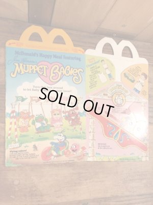 マクドナルドのMuppet Babiesのビンテージハッピーミールトイボックス