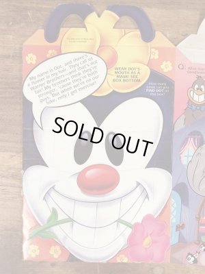 マクドナルドのAnimaniacsのビンテージハッピーミールトイボックス