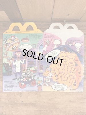 マクドナルドのAnimaniacsのビンテージハッピーミールトイボックス