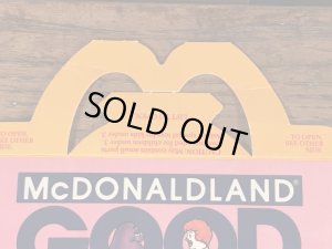 マクドナルドの80年代頃のヴィンテージハッピーミールトイボックス