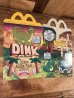 マクドナルドのDink The Little Dinosaurのビンテージハッピーミールトイボックス