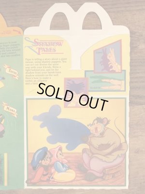 マクドナルドのアメリカ物語のヴィンテージハッピーミールトイボックス