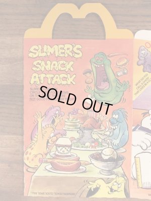 マクドナルドのThe Real Ghostbustersのビンテージハッピーミールトイボックス