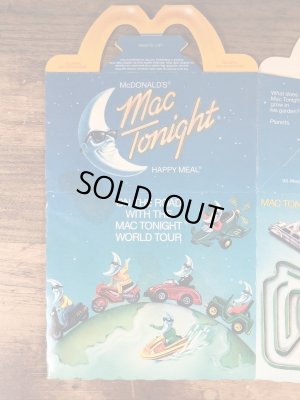 マクドナルドのMac Tonightのビンテージハッピーミールトイボックス