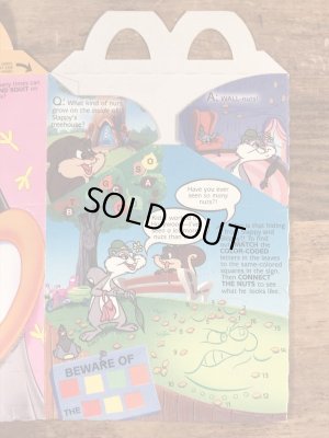 マクドナルドのアニマニアックスのヴィンテージハッピーミールトイボックス