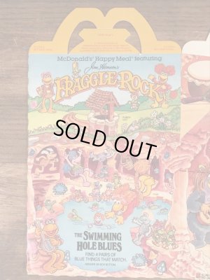 マクドナルドのFraggle Rockのビンテージハッピーミールトイボックス