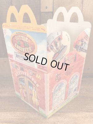 マクドナルドのLittle Engineerのビンテージハッピーミールトイボックス