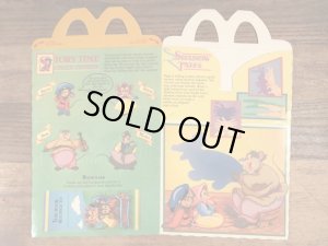 マクドナルドのアメリカ物語のヴィンテージハッピーミールトイボックス