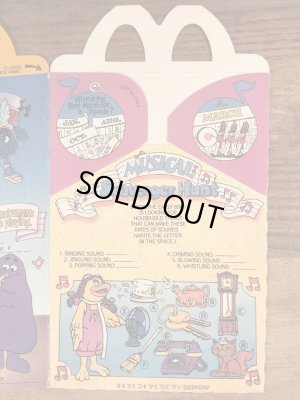 マクドナルドの80年代頃のヴィンテージハッピーミールトイボックス