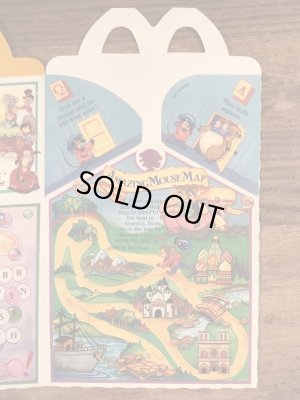 マクドナルドのアメリカ物語のヴィンテージハッピーミールトイボックス