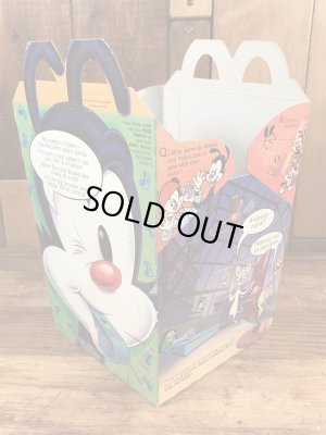 マクドナルドのアニマニアックスのヴィンテージハッピーミールトイボックス