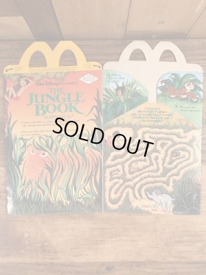 マクドナルドのThe Jungle Bookのビンテージハッピーミールトイボックス