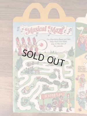 マクドナルドのBandのビンテージハッピーミールトイボックス