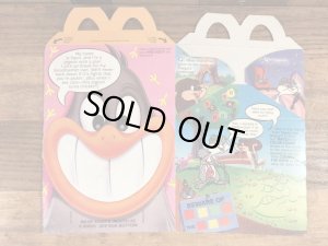 マクドナルドのアニマニアックスのヴィンテージハッピーミールトイボックス
