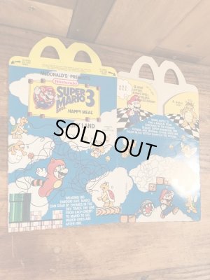 マクドナルドのSuper Mario Bros. 3のビンテージハッピーミールトイボックス