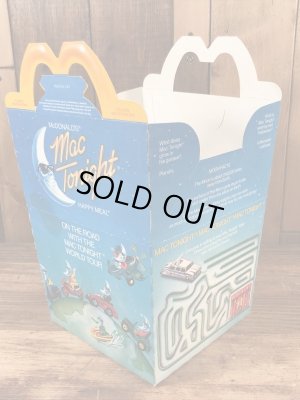 マクドナルドのMac Tonightのビンテージハッピーミールトイボックス