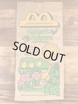 McDonald's “Nature's Helpers” Happy Meal Paper Bag　マクドナルド　ビンテージ　紙袋　ハッピーミール　90年代