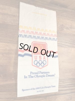 マクドナルドのハッピーミールのビンテージ紙袋