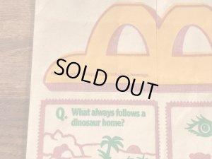 マクドナルドのMcDino Changeablesのヴィンテージペーパーバッグ
