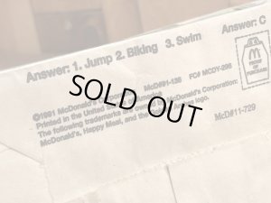 マクドナルドのマイケルジョーダンのヴィンテージペーパーバッグ