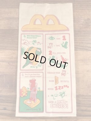 マクドナルドのMcDino Changeablesのヴィンテージペーパーバッグ