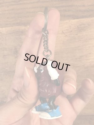 カリフォルニアレーズンのPVCフィギュアのビンテージキーホルダー