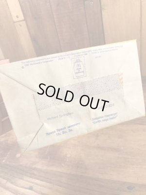 マクドナルドのハッピーミールのビンテージ紙袋