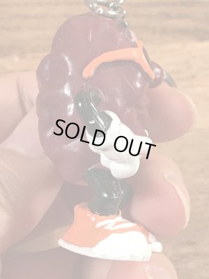 カリフォルニアレーズンのPVCフィギュアのビンテージキーホルダー