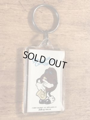 企業キャラクターのカリフォルニアレーズンのビンテージキーホルダー