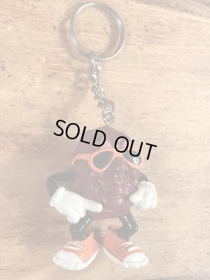 カリフォルニアレーズンのPVCフィギュアのビンテージキーホルダー