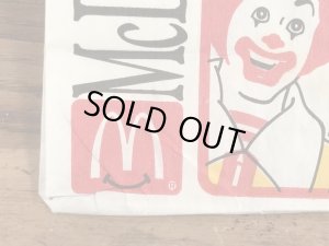 マクドナルドのハッピーミールのヴィンテージペーパーバッグ
