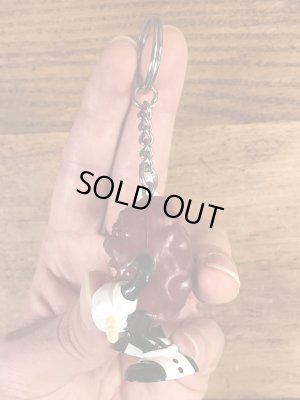 アドバタイジングキャラクターのカリフォルニアレーズンのビンテージキーホルダー