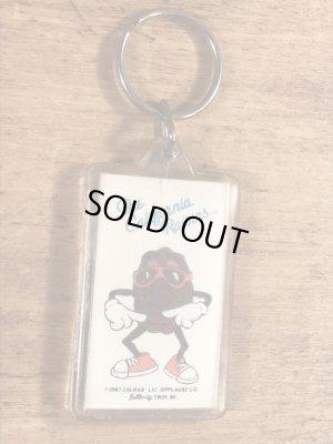 企業キャラクターのカリフォルニアレーズンのビンテージキーホルダー