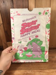 他の写真3: McDonald's “Super Summer” Happy Meal Paper Bag　マクドナルド　ビンテージ　紙袋　ハッピーミール　80年代