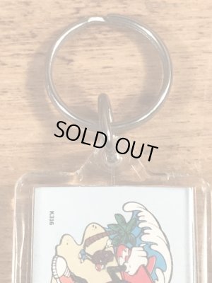 企業キャラクターのカリフォルニアレーズンのビンテージキーホルダー